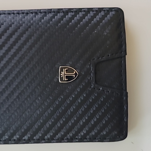 Men's black Wallet with money clip NWOT - Picture 7 of 7